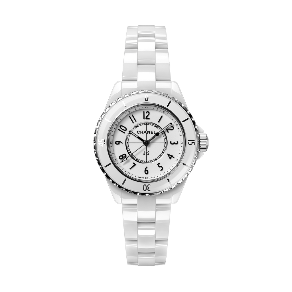 Chanel J12 Quartz White Dial White Steel Strap Watch for Women - J12 H5698 Buy Now By Chanel