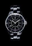 Chanel J12 Quartz Ceramic Black Dial Black Steel Strap Watch for Women - J12 H0682 Buy Now By Chanel