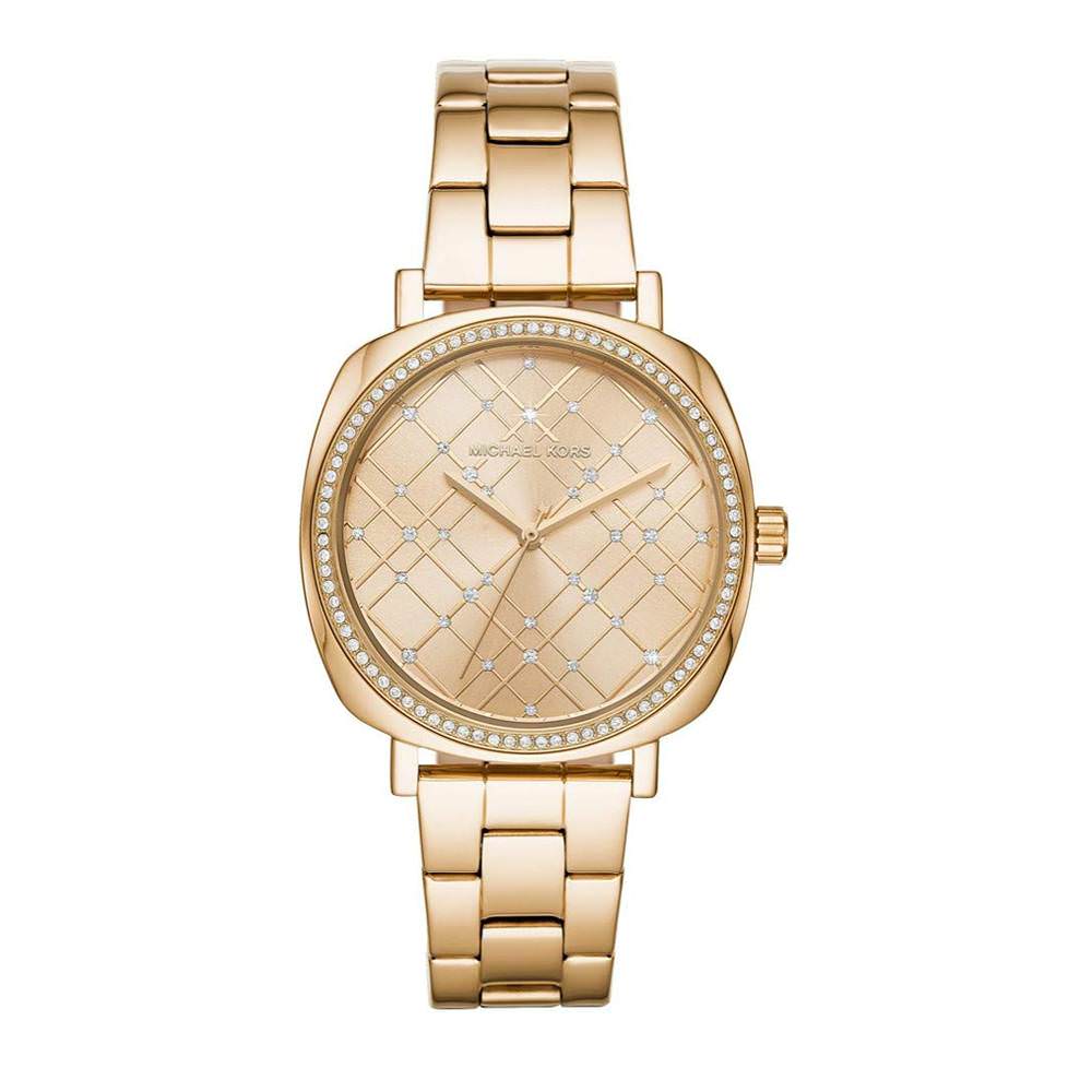 Michael Kors Nia Quartz Gold Dial Gold Steel Strap Watch For Women - MK3989 Buy Now By Michael Kors