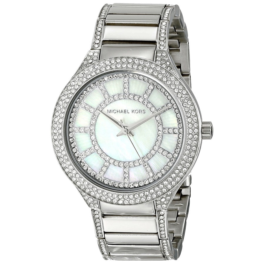 Michael Kors Kerry Silver Tone Silver Steel Strap Watch for Women - MK3311 Buy Now By Michael Kors