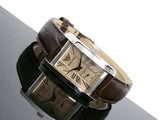 Emporio Armani Classic Beige Dial Brown Leather Strap Watch For Women - AR0155 Buy Now By Emporio Armani