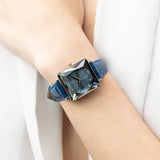 Swarovski Uptown Crystal Blue Dial Blue Leather Strap Watch for Women - 5547713 Buy Now By Swarovski
