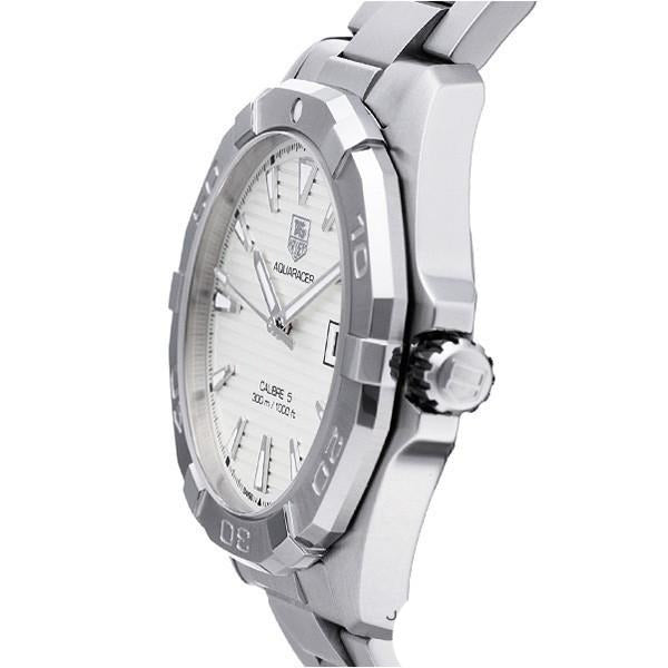 Tag Heuer Aquaracer Automatic White Dial Silver Steel Strap Watch for Men - WAY2111.BA0928 Buy Now By Tag Heuer