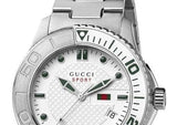 Gucci G Timeless Silver Dial Silver Steel Strap Watch For Men - YA126232 Buy Now By Gucci
