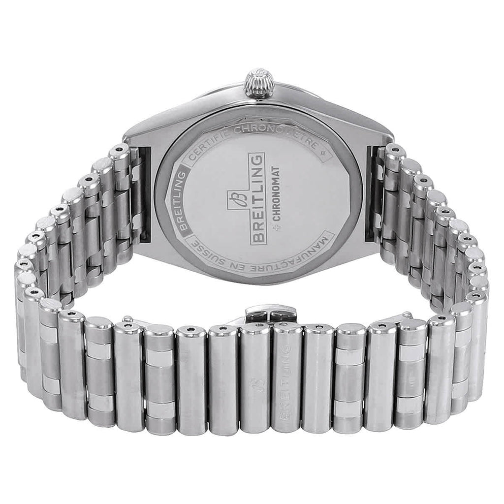 Breitling Chronomat 32 Diamonds White Dial Silver Steel Strap Watch for Women - A77310591A1A1 Buy Now By Breitling