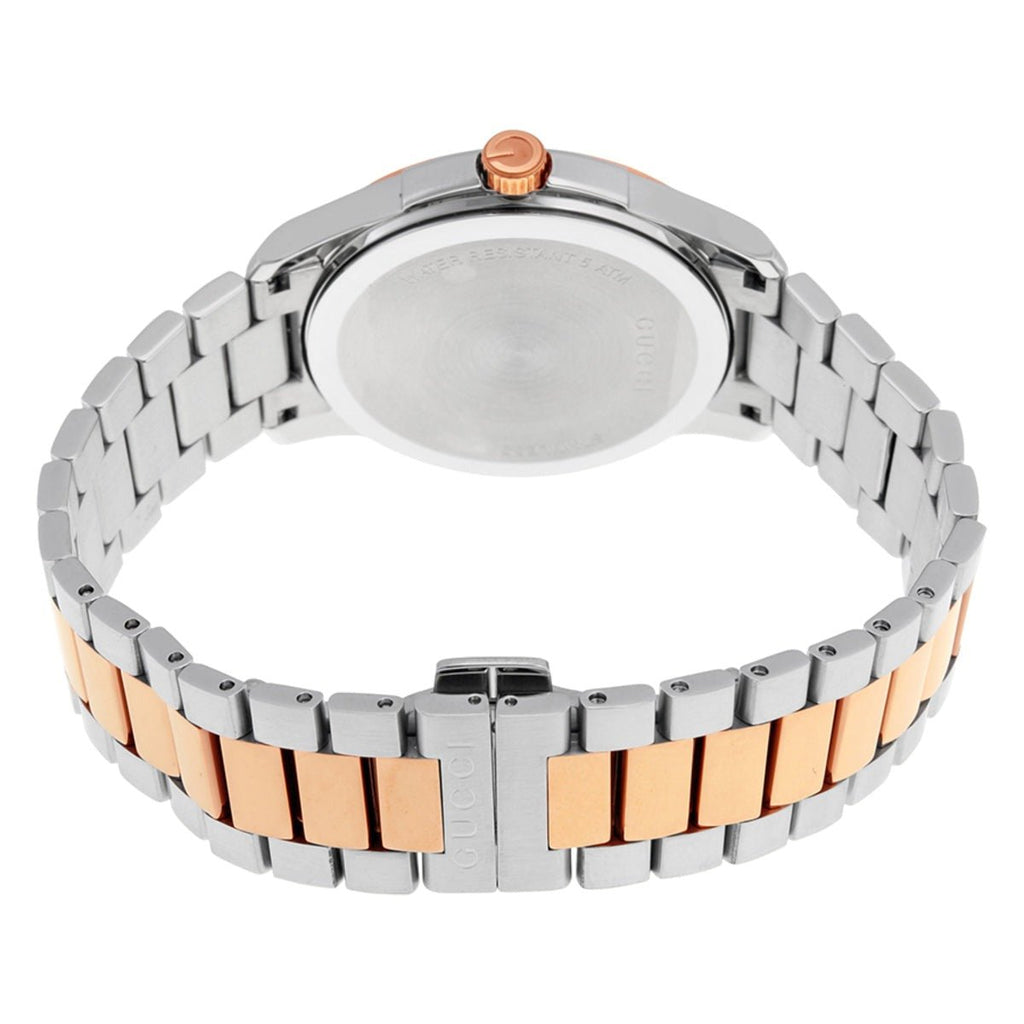 Gucci G Timeless Silver Dial Two Tone Steel Strap Watch For Men - YA126447 Buy Now By Gucci