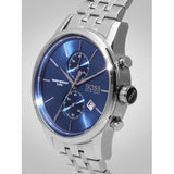 Hugo Boss Jet Blue Dial Silver Steel Strap Watch for Men - 1513384 Buy Now By Hugo Boss