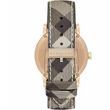 Burberry The City Rose Gold Dial Brown Leather Strap Watch for Women - BU9040 Buy Now By Burberry