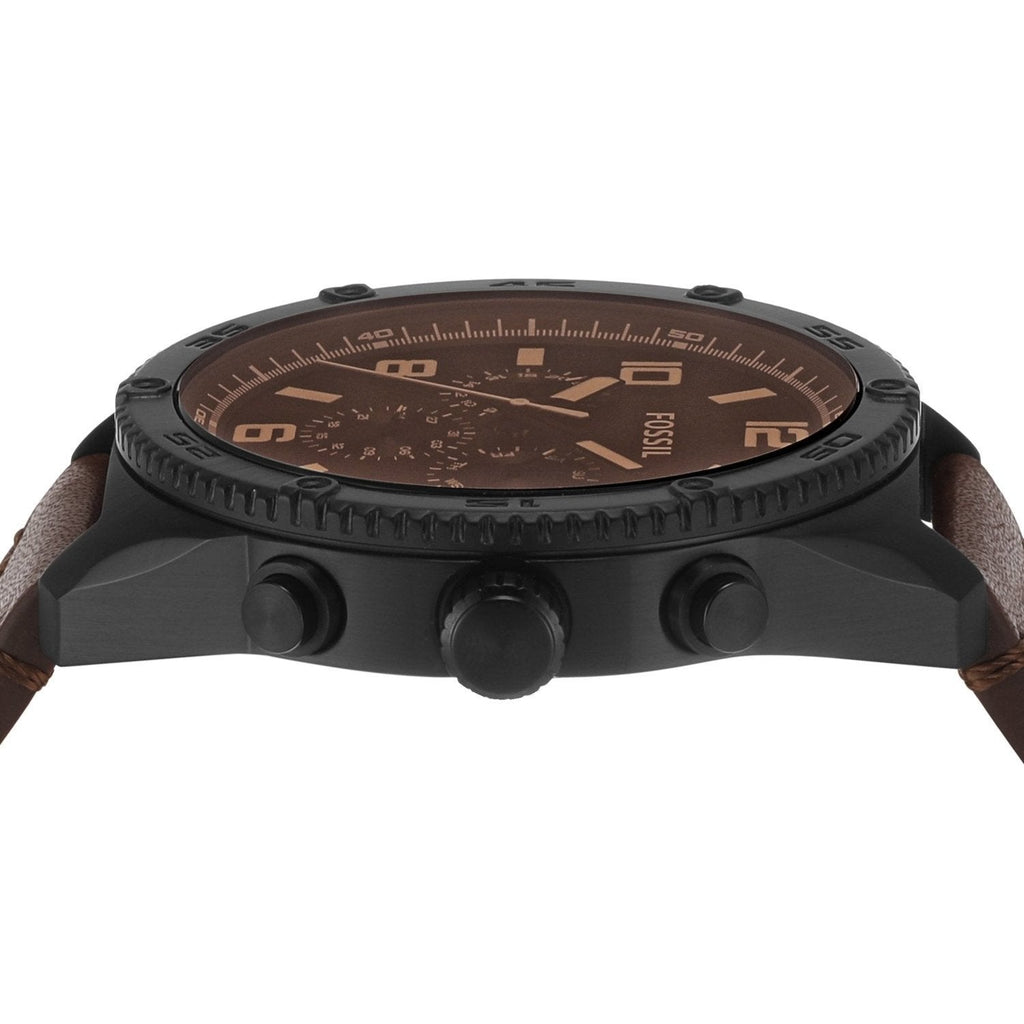 Fossil Brox Multifunction Brown Dial Brown Leather Strap Watch for Men - BQ2802 Buy Now By Fossil