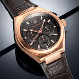 Maserati Triconic Chronograph Grey Dial Brown Leather Strap Watch For Men - R8871639003 Buy Now By Maserati