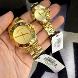 Marc Jacobs Blade Gold Dial Gold Steel Strap Watch for Women - MBM3126 Buy Now By Marc Jacobs
