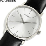 Calvin Klein Posh Silver Dial Black Leather Strap Watch for Men - K8Q311C6 Buy Now By Calvin Klein