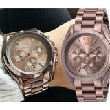 Michael Kors Bradshaw Chronograph Brown Dial Brown Steel Strap Watch For Women - MK6247 Buy Now By Michael Kors