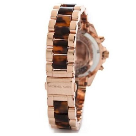 Michael Kors Bradshaw Chronograph Brown Dial Two Tone Steel Strap Watch For Women - MK5944 Buy Now By Michael Kors