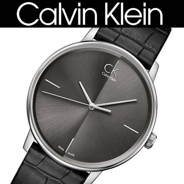 Calvin Klein Accent Black Dial Black Leather Strap Watch for Men - K2Y2X1C3 Buy Now By Calvin Klein