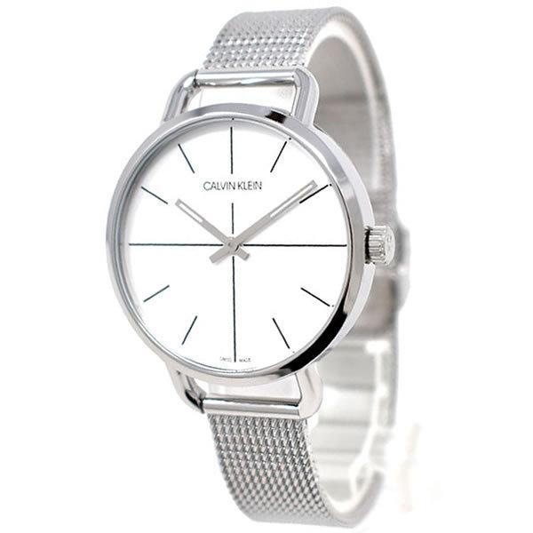 Calvin Klein Even White Dial Silver Mesh Bracelet Watch for Women - K7B23126 Buy Now By Calvin Klein
