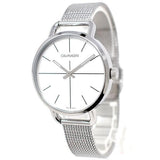 Calvin Klein Even White Dial Silver Mesh Bracelet Watch for Women - K7B23126 Buy Now By Calvin Klein