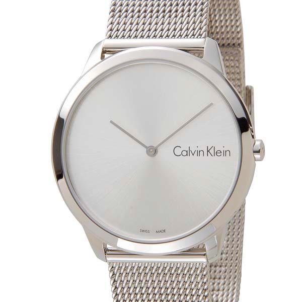 Calvin Klein Minimal Silver Dial Silver Mesh Bracelet Watch for Men - K3M211Y6 Buy Now By Calvin Klein