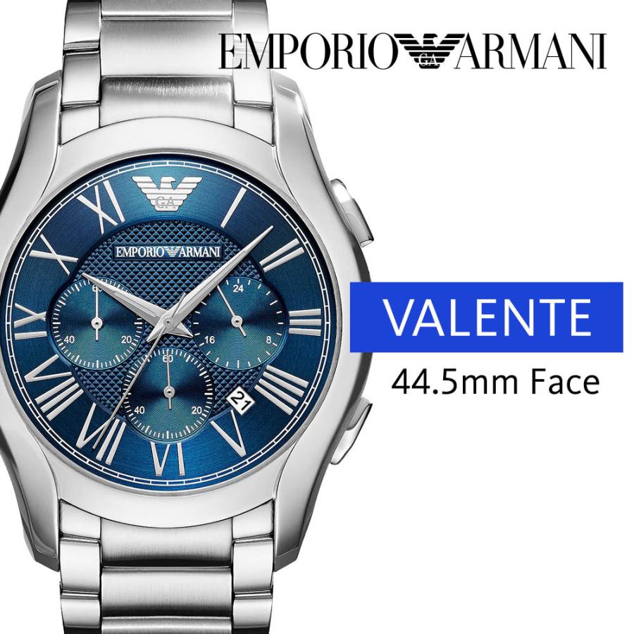 Emporio Armani Chronograph Quartz Blue Dial Silver Steel Strap Watch For Men - AR11082 Buy Now By Emporio Armani