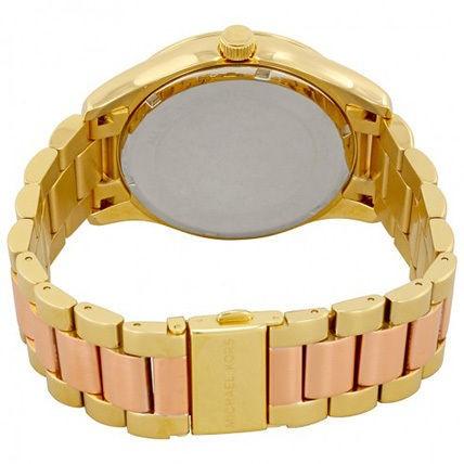 Michael Kors Layton Rose Gold Dial Gold Stainless Steel Strap Watch for Women - MK6476 Buy Now By Michael Kors