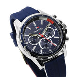 Tommy Hilfiger Mason Blue Dial Blue Rubber Strap Watch for Men - 1791791 Buy Now By Tommy Hilfiger