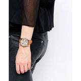 Michael Kors Lexington Chronograph Gold Dial Brown Leather Strap Watch For Men - MK8447 Buy Now By Michael Kors