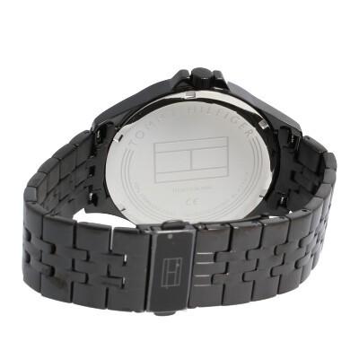 Tommy Hilfiger Shawn Quartz Black Dial Black Steel Strap Watch for Men - 1791611 Buy Now By Tommy Hilfiger