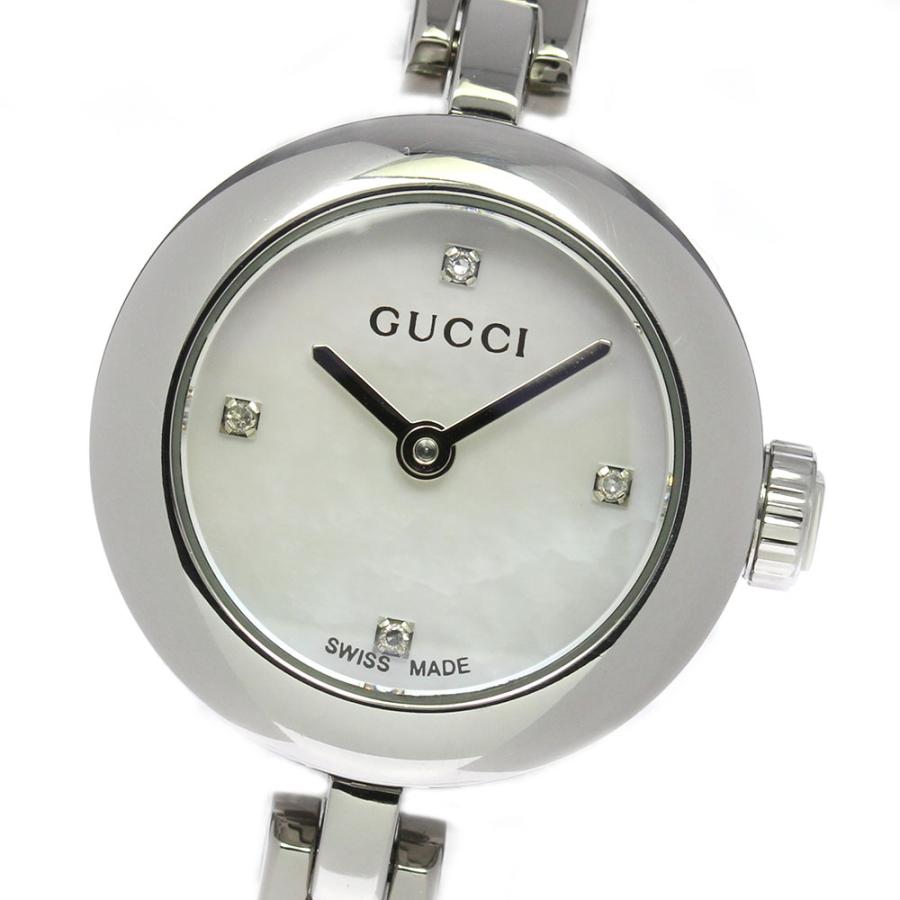 Gucci Diamantissima Quartz Diamonds White Dial Silver Steel Strap Watch For Women - YA141503 Buy Now By Gucci