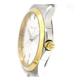 Gucci G Timeless Quartz Silver Dial Two Tone Steel Strap Watch For Men - YA126450 Buy Now By Gucci