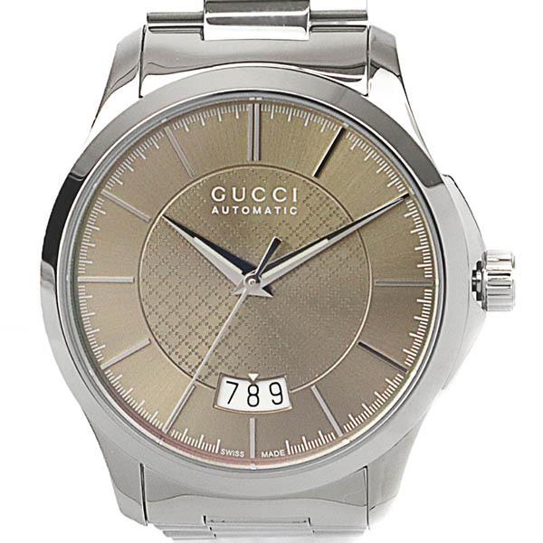 Gucci G Timeless Automatic Brown Dial Silver Steel Strap Watch For Women - YA126431A Buy Now By Gucci