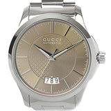 Gucci G Timeless Automatic Brown Dial Silver Steel Strap Watch For Women - YA126431A Buy Now By Gucci