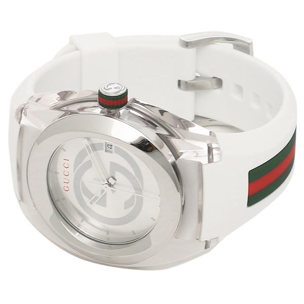 Gucci Sync XXL White Dial White Rubber Strap Watch For Men - YA137102 Buy Now By Gucci
