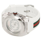 Gucci Sync XXL White Dial White Rubber Strap Watch For Men - YA137102 Buy Now By Gucci