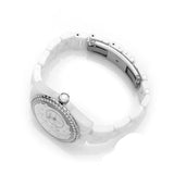 Chanel J12 Quartz Diamonds White Dial White Steel Strap Watch for Women - J12 H6418 Buy Now By Chanel