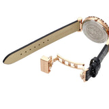 Versace Palazzo Empire Greca Black Dial Black Leather Strap Watch for Women - VEDV00719 Buy Now By Versace