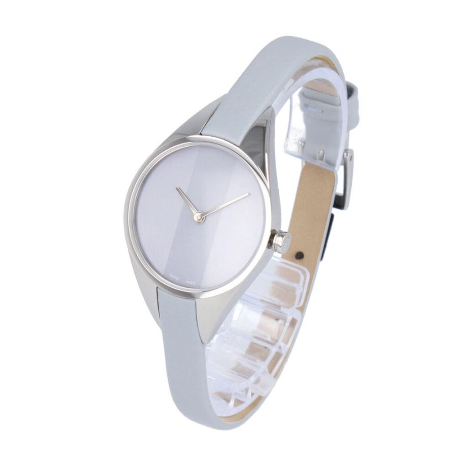 Calvin Klein Rebel Grey Dial Grey Leather Strap Watch for Women - K8P231Q4 Buy Now By Calvin Klein