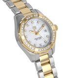Tag Heuer Aquaracer Quartz Diamonds Mother of Pearl Dial Two Tone Steel Strap Watch for Women - WBD1423.BB0321 Buy Now By Tag Heuer