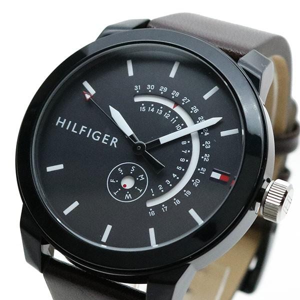 Tommy Hilfiger Denim Black Dial Brown Leather Strap Watch for Men - 1791478 Buy Now By Tommy Hilfiger