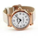 Coach Madison White Dial White Leather Strap Watch for Women - 14502408 Buy Now By Coach