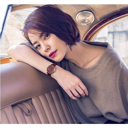 Fossil Jacqueline Burgundy Dial Burgundy Leather Strap Watch for Women - ES4099 Buy Now By Fossil