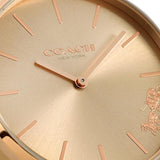 Coach Perry Rose Gold Dial Pink Leather Strap Watch for Women - 14503332-C Buy Now By Coach