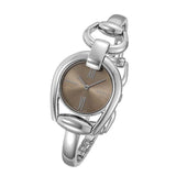Gucci Horsebit Collection Quartz Brown Dial Silver Steel Strap Watch For Women - YA139501 Buy Now By Gucci