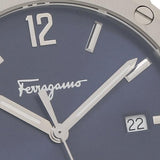 Salvatore Ferragamo F-80 Classic Blue Dial Blue Leather Strap Watch for Men - SFDT00719 Buy Now By Salvatore Ferragamo