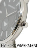 Emporio Armani Renato Quartz Black Dial Silver Steel Strap Watch For Men - AR11118 Buy Now By Emporio Armani