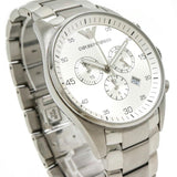 Emporio Armani Sportivo Chronograph Silver Dial Silver Steel Strap Watch For Men - AR5963 Buy Now By Emporio Armani