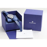 Swarovski Era Journey Blue Dial Blue Leather Strap Watch for Women - 5479239 Buy Now By Swarovski