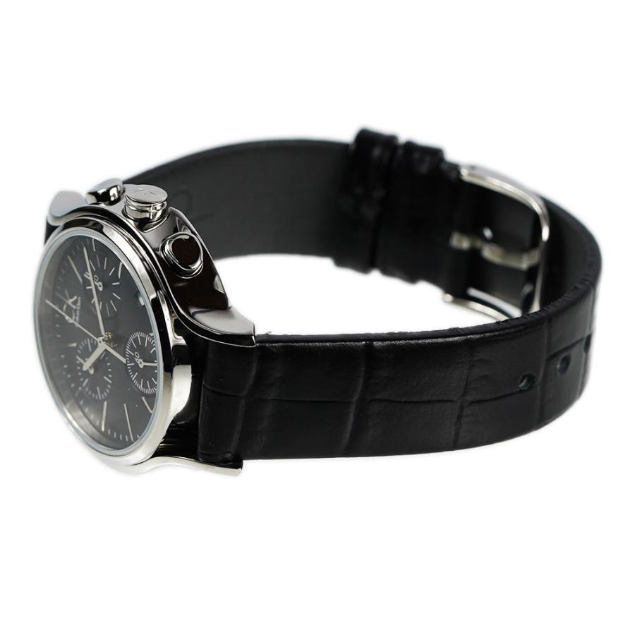 Calvin Klein Skirt Chronograph Black Dial Black Leather Strap Watch for Men - K2U291C1 Buy Now By Calvin Klein