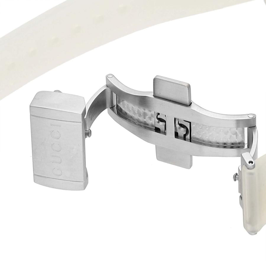 Gucci Dive Automatic White Dial White Rubber Strap Unisex Watch - YA136342 Buy Now By Gucci