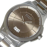 Gucci G Timeless Automatic Brown Dial Silver Steel Strap Watch For Women - YA126431A Buy Now By Gucci