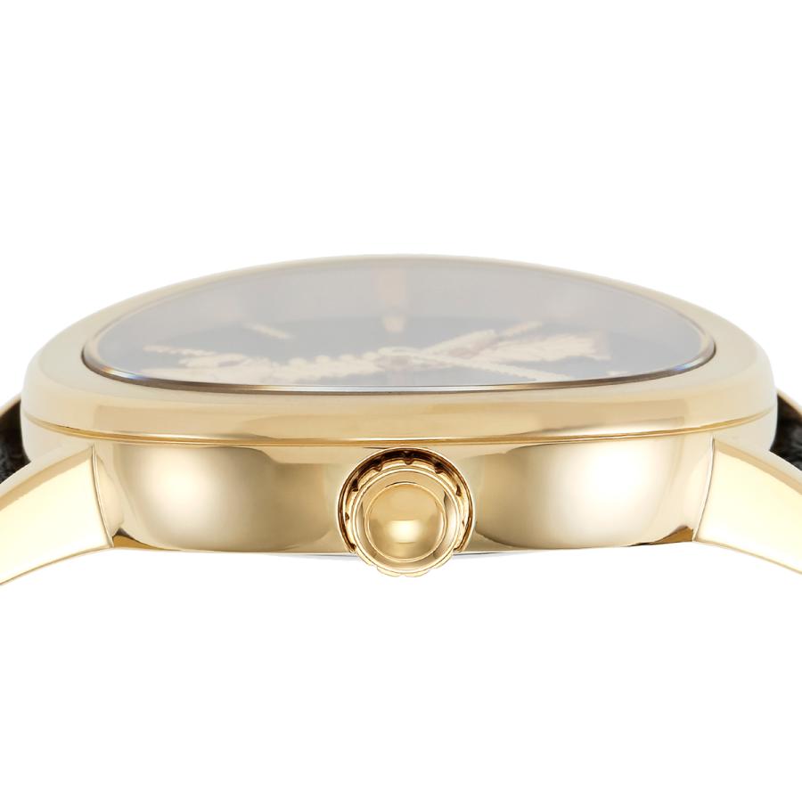 Versace Virtus Quartz Black Dial Black Leather Strap Watch for Women - VEHC00119 Buy Now By Versace